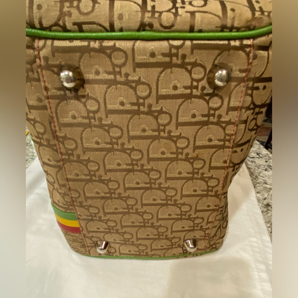 CHRISTIAN DIOR Vintage  Rasta Bowler - RARE - Picture 3 of 13